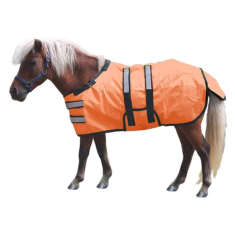 Custom Magnet Canvas Horse Blanket Winter Horse Products Turnout Waterproof Canvas Buckles Horse Turnout Rugs Wholesale Fabric
