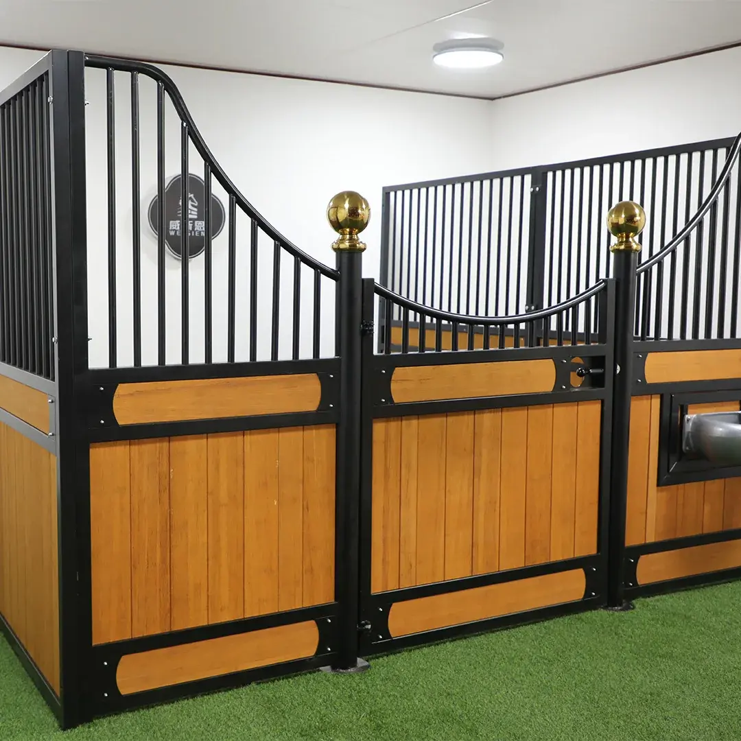 Luxury Portable Horse Stables with Sliding Doors Design Used Wood Stable Horse Fronts & Accessories for Farms