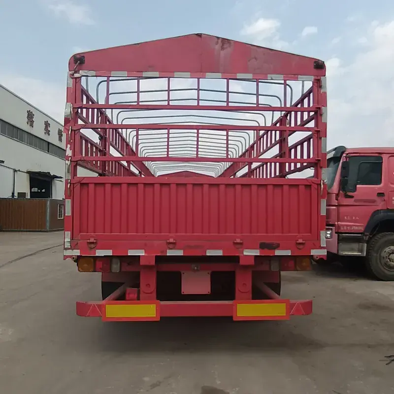 40FT 3 Axles 60Tons Drop Side Wall Fence Semi Trailer Horse Trailer Fences Semi-Trailer