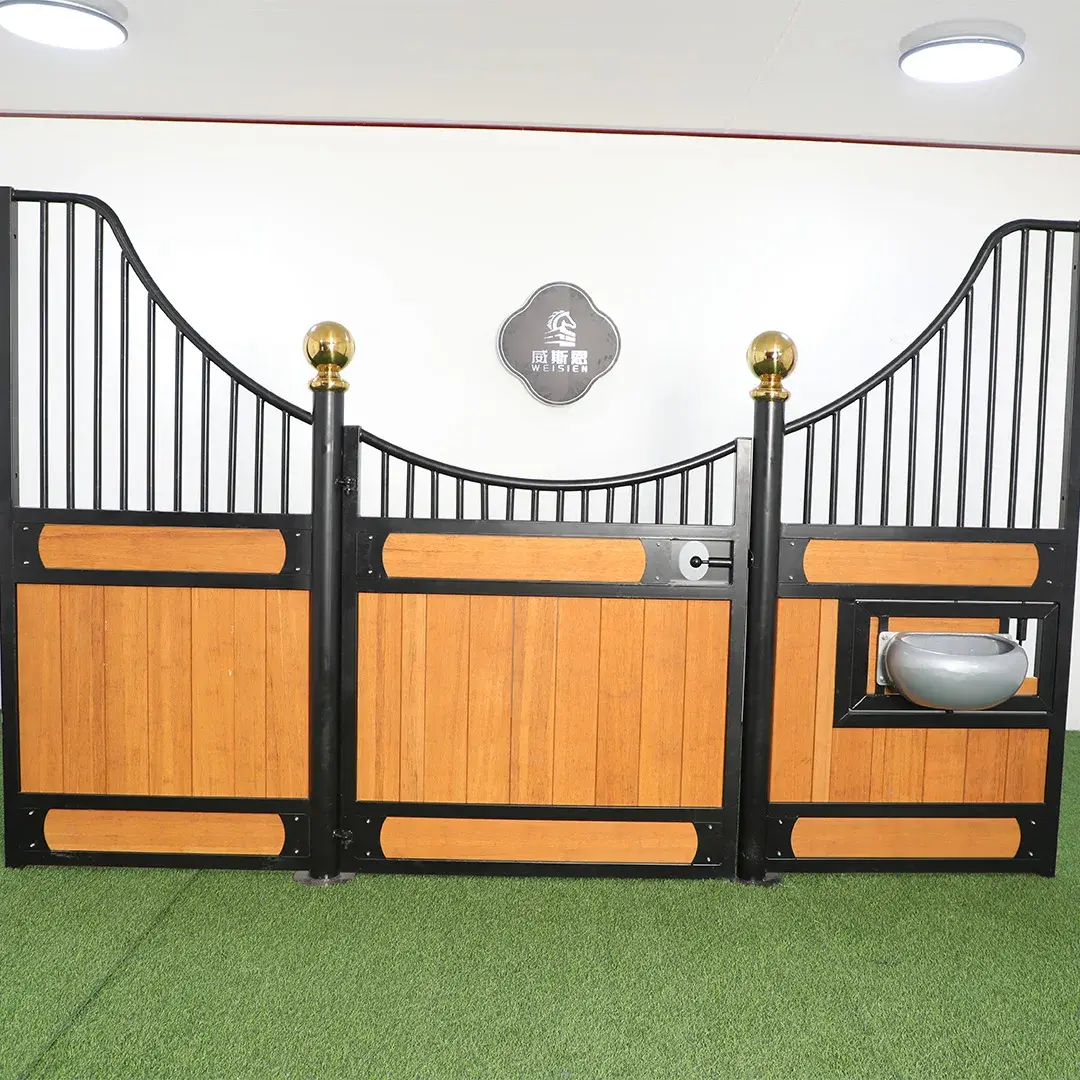 Luxury Portable Horse Stables with Sliding Doors Design Used Wood Stable Horse Fronts & Accessories for Farms