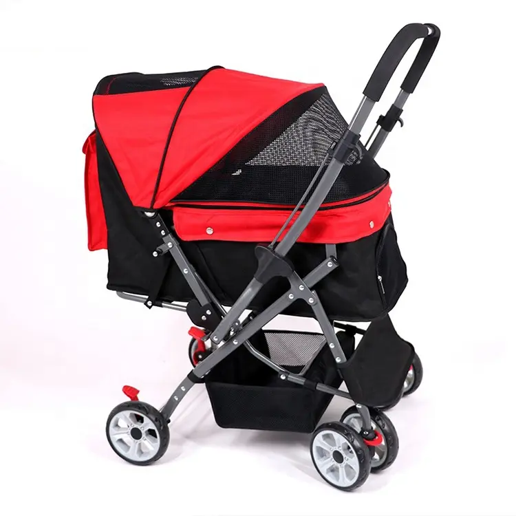 Hot Selling Pet Stroller Jogging New Style 4 Wheel Pet Carrier Trolley for Dog