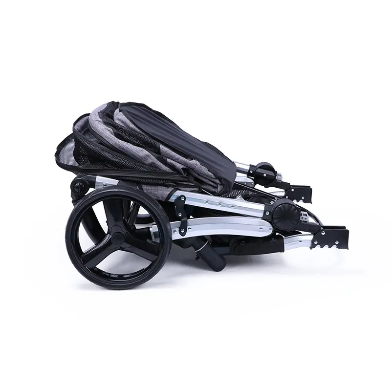 Factory Hot Sale Wholesale Luxury Large Foldable Pet Cat Carrier Strollers Travel Cart Dog Travel Trolley