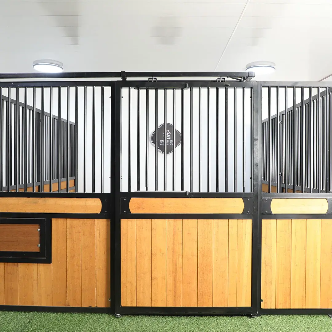 Luxury Horse Stables with Sliding Doors China's Best Rubber Horse Barn Stables New Used Condition Horse Stable Accessories