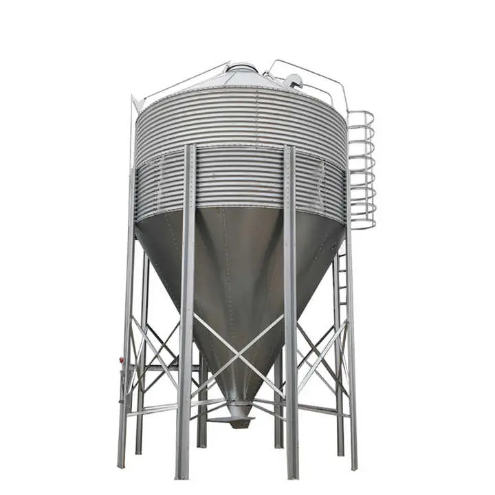Jinlong Poultry Farming Feeding System Poultry Feed Silo for Poultry Chicken Farm