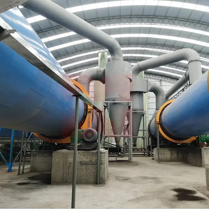 Weifeng High-efficiency Agricultural Waste Pig Cattle Sheep Manure Rotary Dryer Organic Fertilizer Drying Production Line