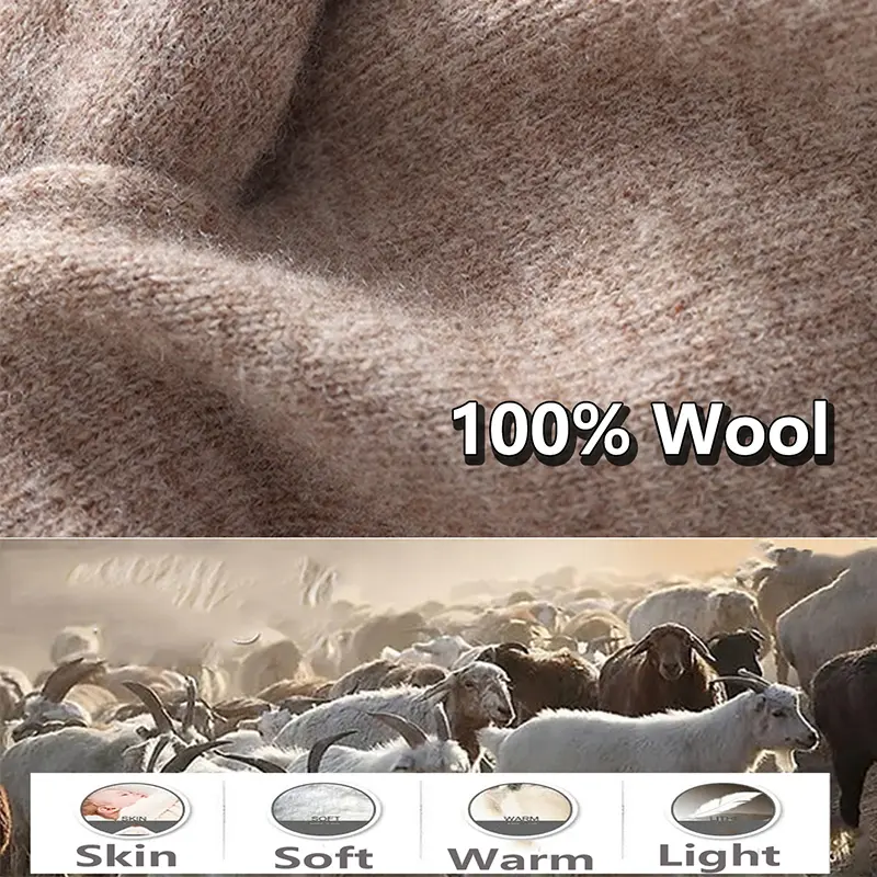 100% Wool Knitted Triangle Scarf For Women Soft Warm Cross Neck Cover Sweet Mini Small Fashion Fake Collar Wollen Wraps