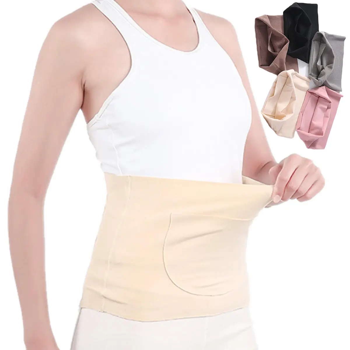 Women‘s Velvet Thin Waist Support Summer Autumn Lumbar Brace Soft Belts For Fitness Abdomen Back Pressure Warmer Cummerbunds