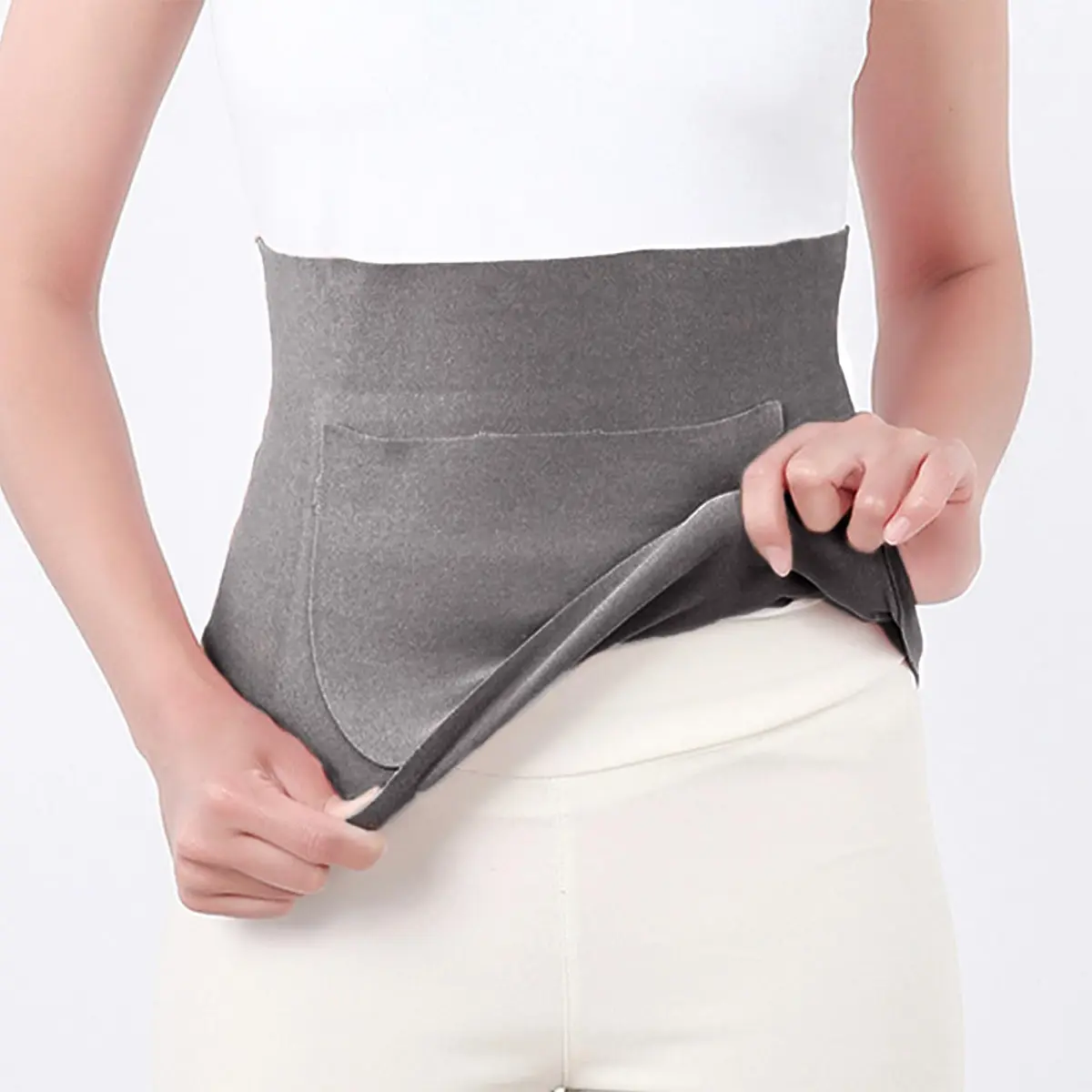 Women‘s Velvet Thin Waist Support Summer Autumn Lumbar Brace Soft Belts For Fitness Abdomen Back Pressure Warmer Cummerbunds
