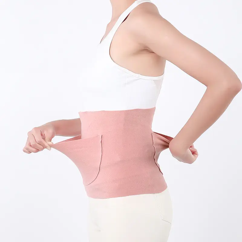 Women‘s Velvet Thin Waist Support Summer Autumn Lumbar Brace Soft Belts For Fitness Abdomen Back Pressure Warmer Cummerbunds