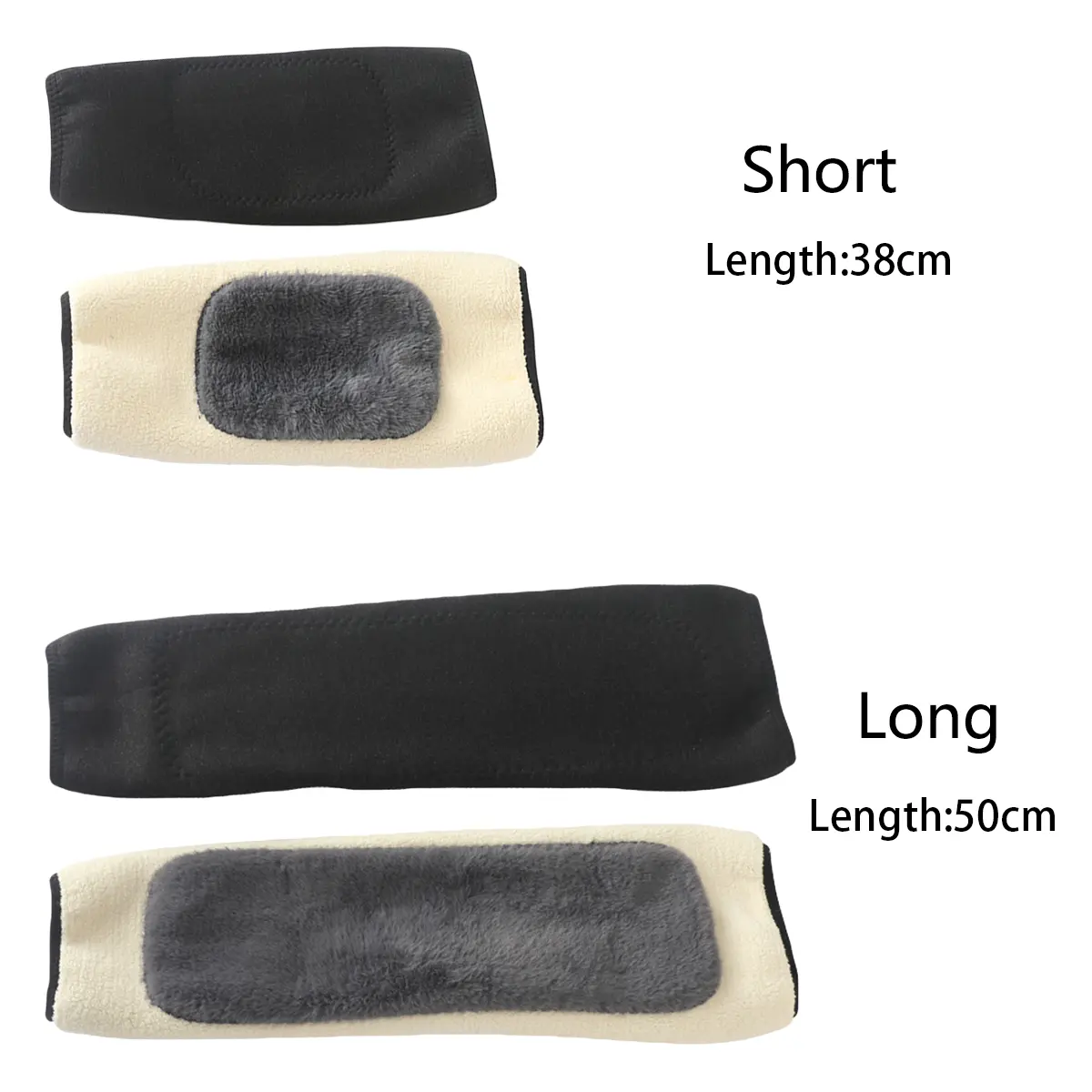 1 Pair Winter Thickened Thermal Knee Pad for Women Non-Slip Elastic Cold Leg Wool Kneepad Sport Brace Support Protector Leg Warm