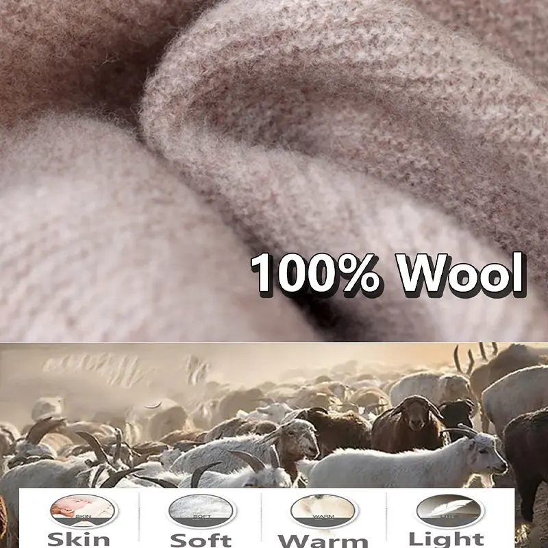 100% Wool Knitted Cardigan Shawl For Women Autumn Winter Soft Warm Cashmere Bat Sleeve Shirt Cape Dual-purpose Tops Shawls