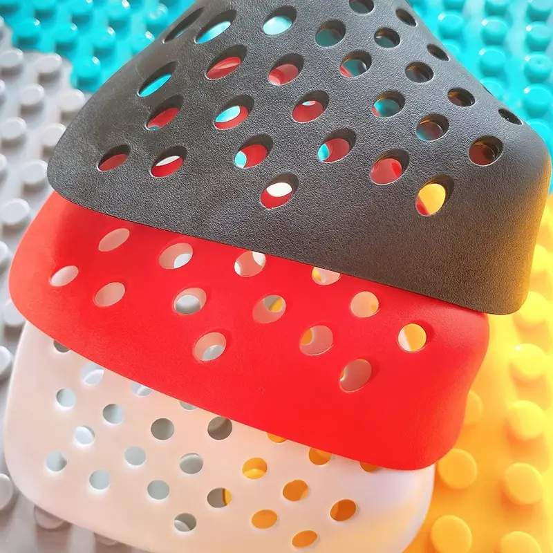 Black Red Silicone Mask Cover Month Masks Faceshell Cosplay Props Face Shell Assistive Respiratory Device Mask Support Frame