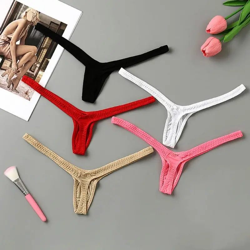 Mini Sexy Underwear Women Thong Low-Rise G-string Micro Bikini Bottom Thongs Female Panty