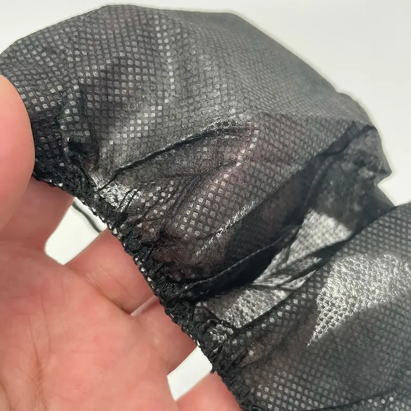 25Sets Black Disposable Non-Woven Fabric Bra Tops Thong Women Underwear Breathable Lingerie Brassiere for Beauty Salon Spa Sauna
