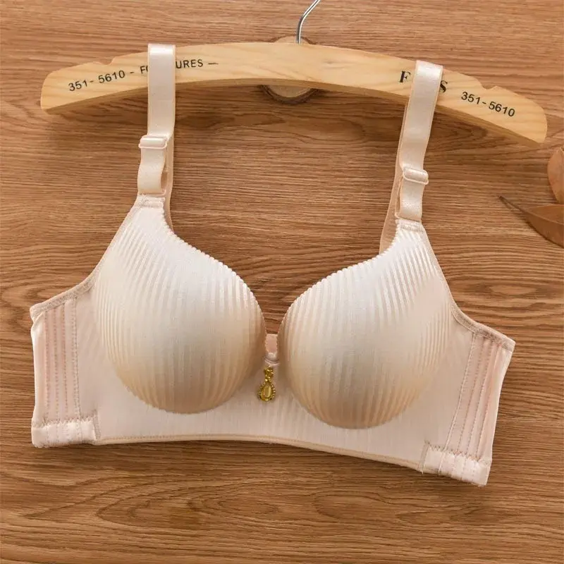 2024 New Girl's 8cm thickened Bra Steamed Bread Cup  Adjustable Underwear  No Mark  No Steel Ring  Breast Lingerie push up Bras