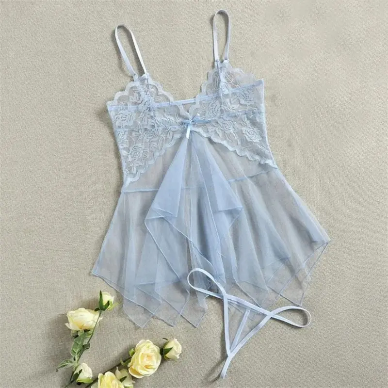 Sexy Lingerie For Fine Women Women'S Lace Fluoroscopy Beauty Tulle Elegant  Reverie Sexy Lingerie Fantasy Tulle Intimate Set