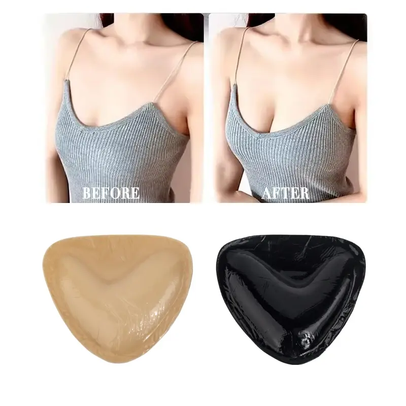 Double Sided Adhesive Sticky Bra Inserts Push Up Thick Sponge Breast Lift Pads Swimsuit Bikini Cup Enhancer