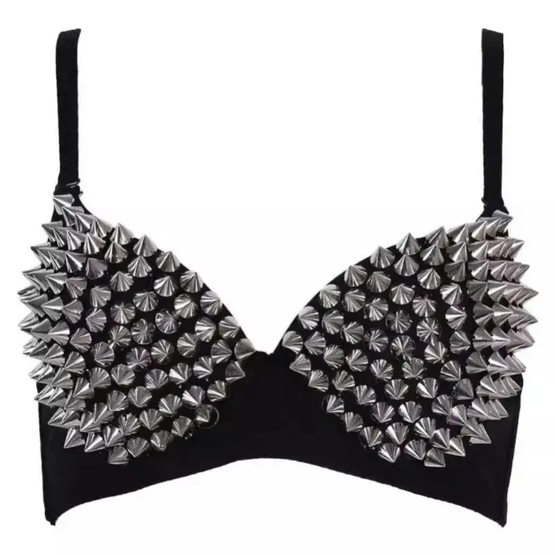 Newest Sexy Lingerie Sexy Women's Rhinestone Cover Bra Top Gold/Silver Plunge Wire Free Bralete Fashion Sequined Cover top
