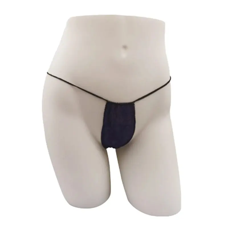 100 PCS Disposable Panties for Women Spa T Thong Underwear Tanning Wraps,Individually Wrapped with Elastic Waistband