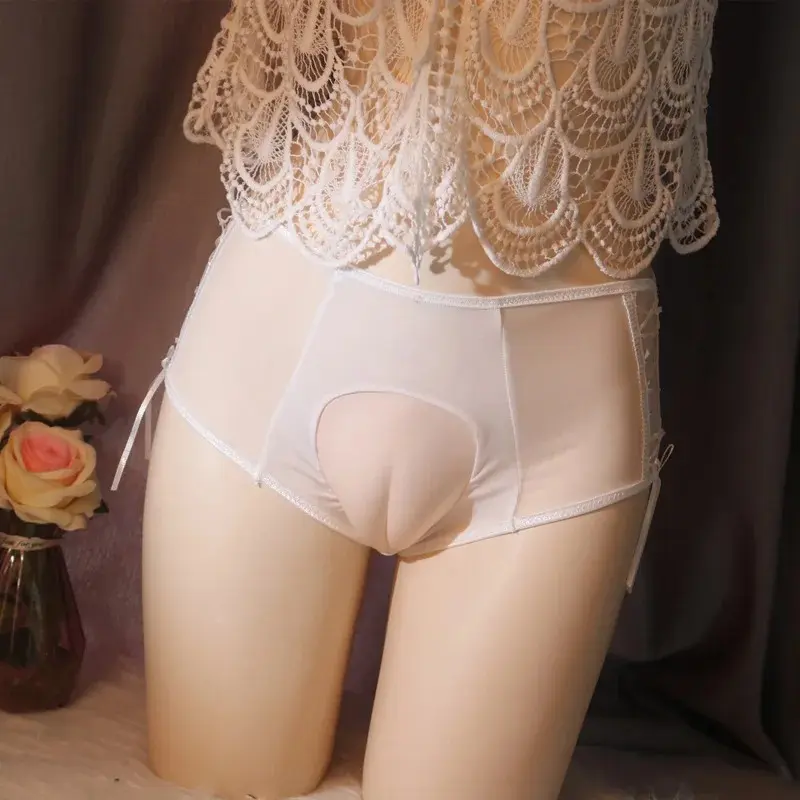 Tight Briefs Camel Toe Fake Hidden JJ Underwear Male Sexy Transgender Tight Pants Unisex Panties Transparent Men's Sexy