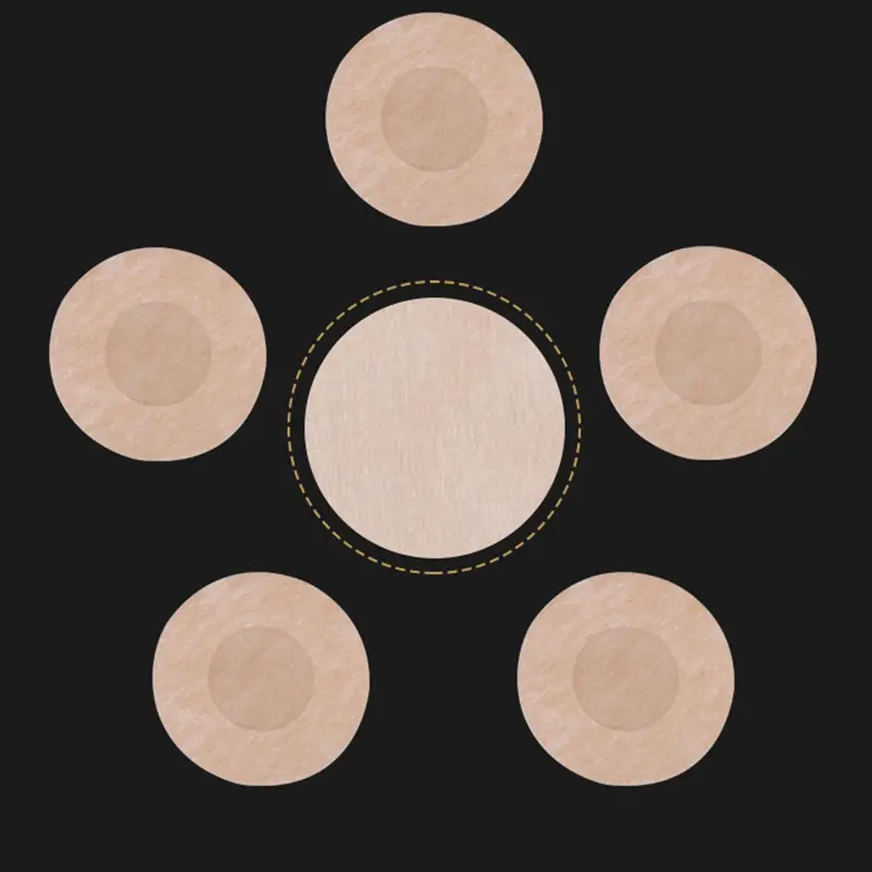 100 pcs Soft Nipple Covers Disposable Breast Petals Flower Sexy Stick On Bra Pad Pasties Lingerie For Women Intimates No marks