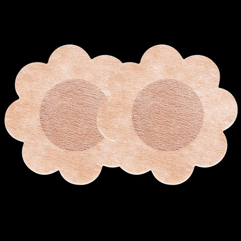 100 pcs Soft Nipple Covers Disposable Breast Petals Flower Sexy Stick On Bra Pad Pasties Lingerie For Women Intimates No marks
