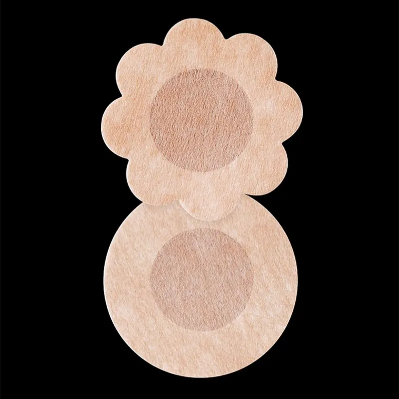 100 pcs Soft Nipple Covers Disposable Breast Petals Flower Sexy Stick On Bra Pad Pasties Lingerie For Women Intimates No marks