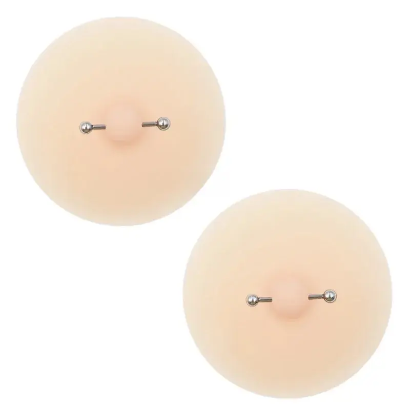 4 Styles Solid State Rubber Nipple Patch Invisible and Traceless Solid Chest Patch for Women Breast Patch Nipple Decoration