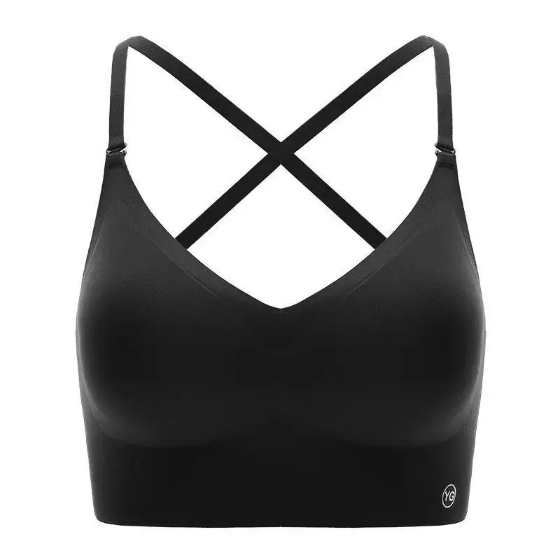 Summer Thin Sexy U-shaped Back Lingerie Female Inner Wear Undershirt Without Trace Backless Triangle Cup Polymerization Bra
