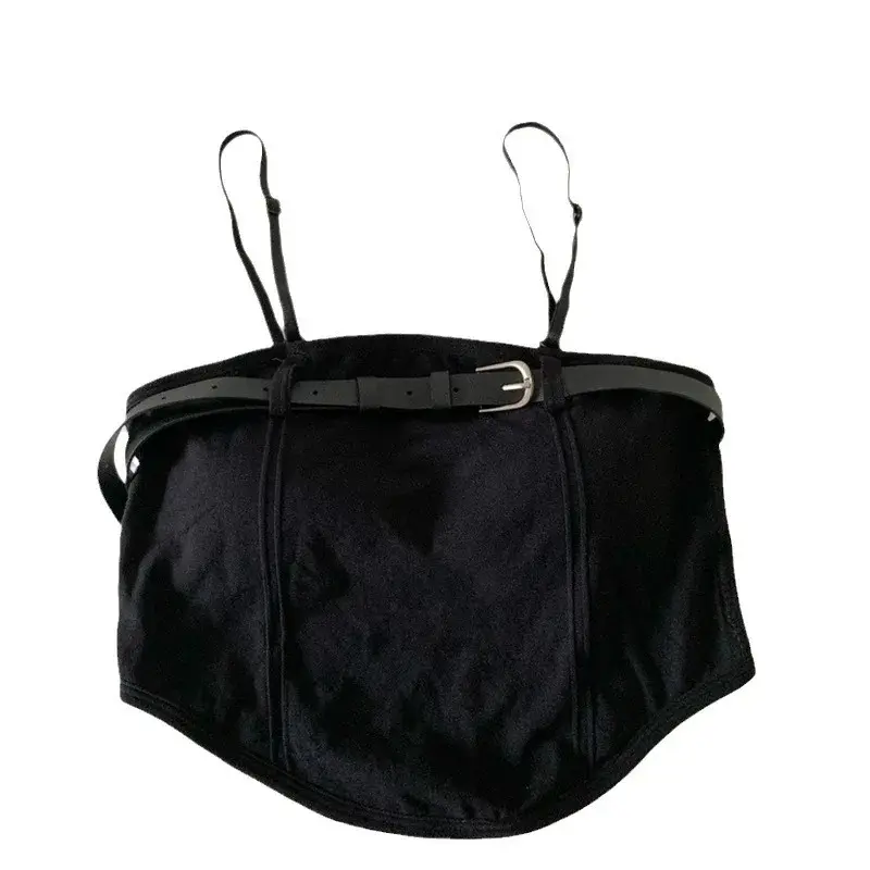 Summer New Hot Girl Outer Wear Chest Pad Spaghetti Straps Chest Wrap Girl's Underwear Sexy Casual Belt Tube Top Beautiful Vest