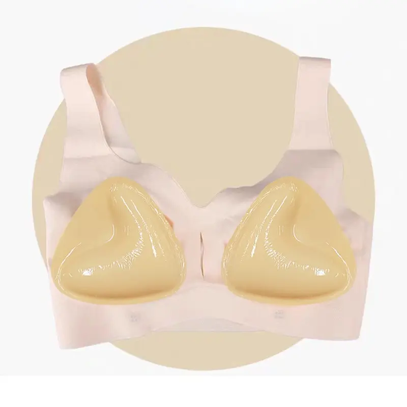 1 Pair Solid Self Adhesive Bra Double Both Sided Sticky Push Up Bra Inserts Reusable Adhesive Ultra Breast Lift Padding Insert