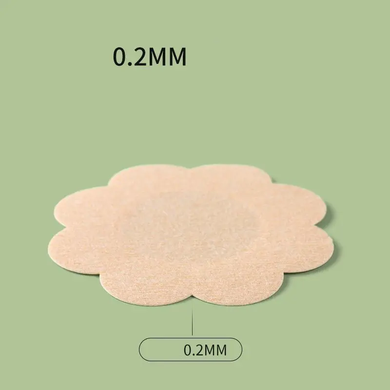 100pcs Women's Invisible Nipple Pasties Breast Lift Tape Overlays on Bra Stickers Chest One-off Nipple Covers Pads Accessories