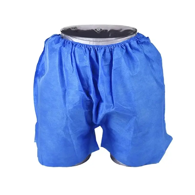 10 Pcs Blue/Black Travel Disposable G-string Panties Underwear Boxer Saloon Spa Underwear Drop Shipping Man Women Underwear