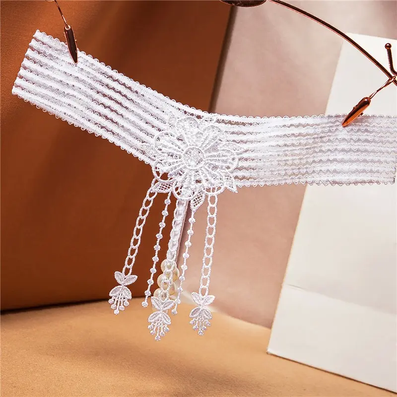 Women's Panties Sexy Lingerie Pearl Tassel Thongs Crotch Opening G-strings Temptation Women Underwear Erotic Female Underpants