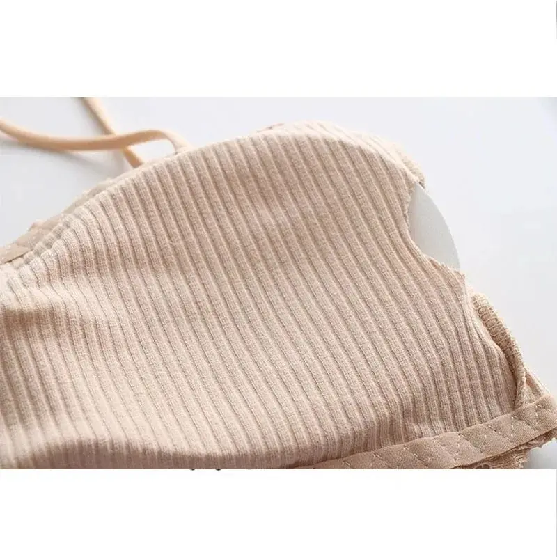 Women's Cotton Bra Female Tube Top Bra Women's Suspender Underwear Beautiful Tank Top Seamless Comfort Sport Bra Lace Tops