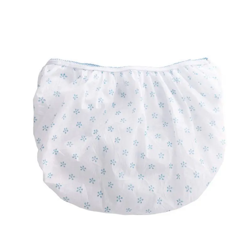 7Pcs Cotton Pregnant Disposable Underwear Flowers Panties Non-woven Fabrics Briefs Prenatal pregnancy Postpartum Underpants