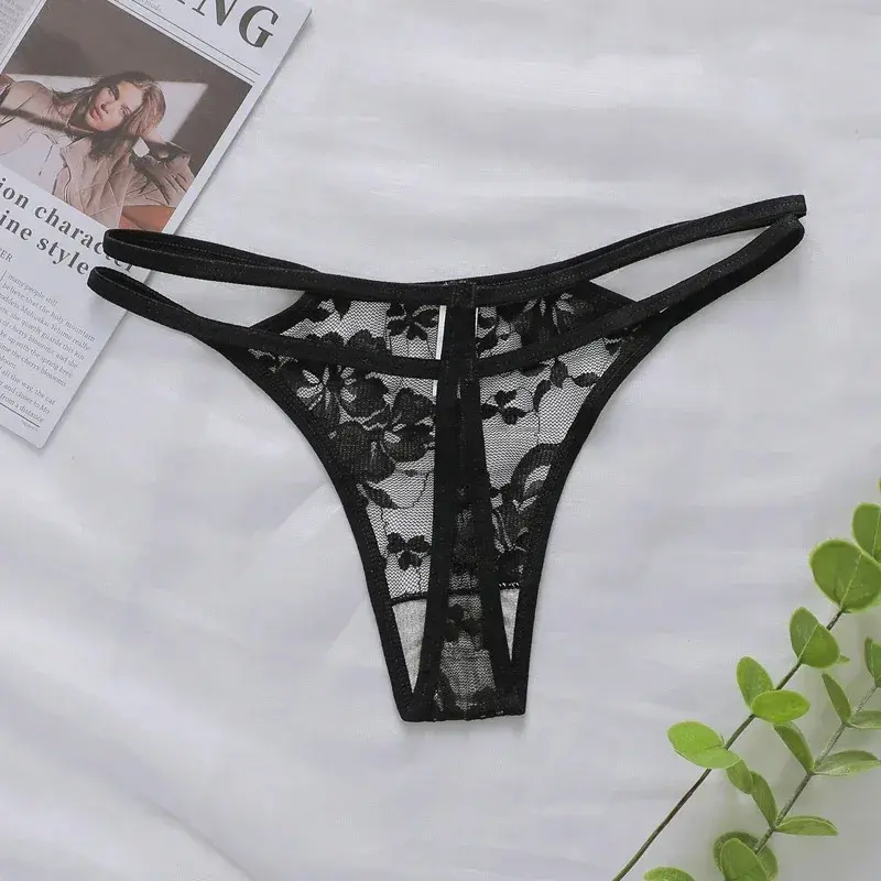 Women's Sexy and Fun Hollow Lace Underwear Easy To Wash and Dry, Traceless Antibacterial Underwear C830