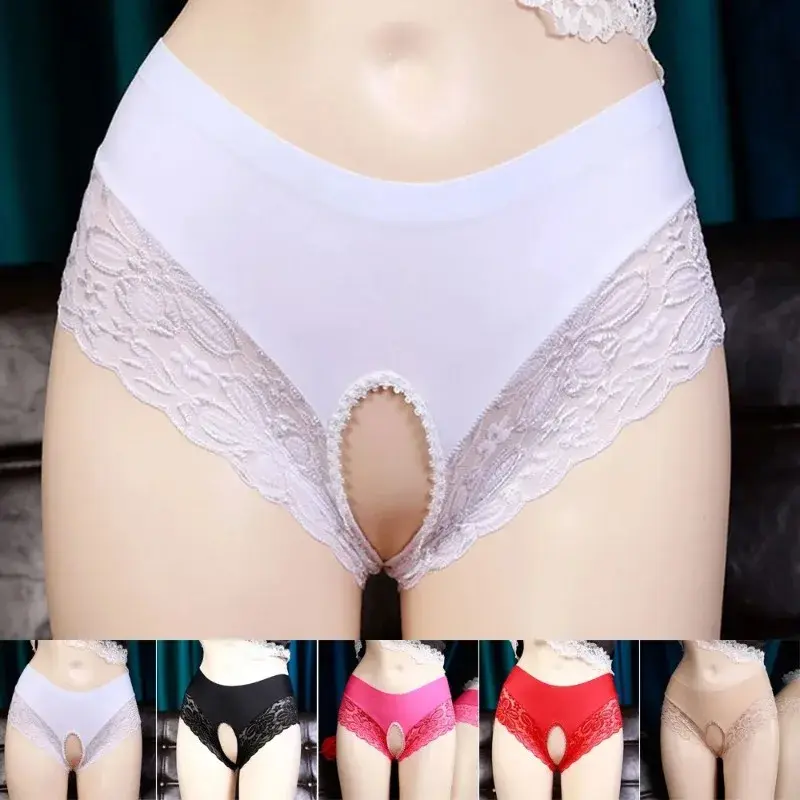 Sissy Pouch Panties Mens Lace Bikini Briefs G-String Thongs Underwear Knickers Fashion Cotton Seamless Linge Sexy Panties