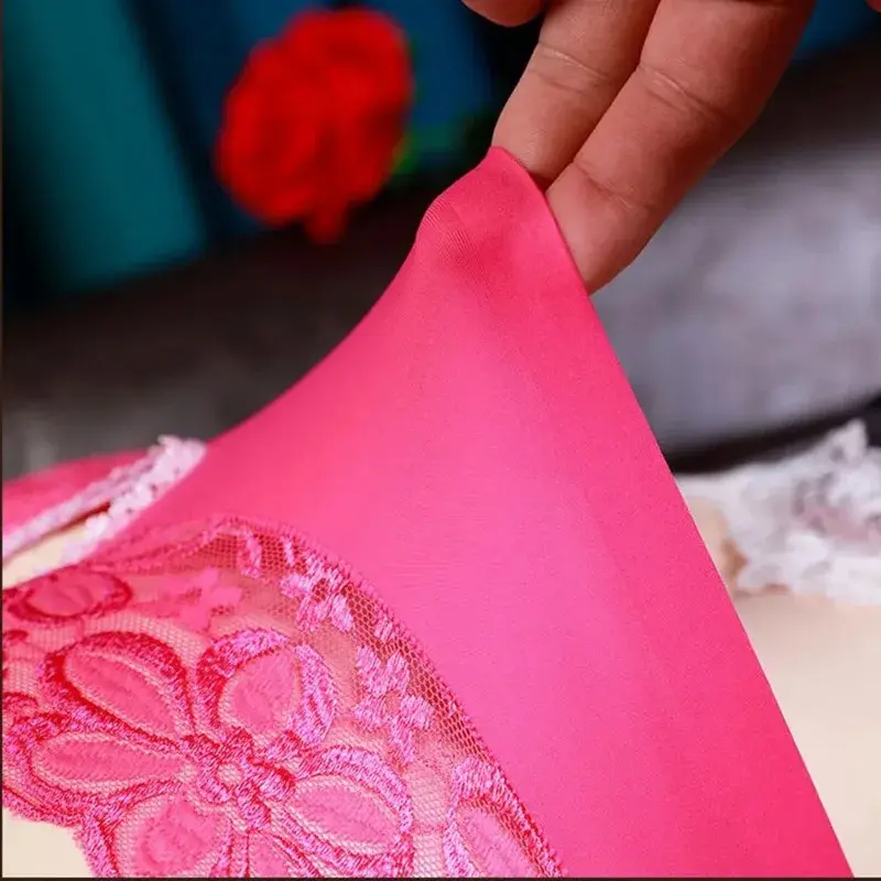 Sissy Pouch Panties Mens Lace Bikini Briefs G-String Thongs Underwear Knickers Fashion Cotton Seamless Linge Sexy Panties