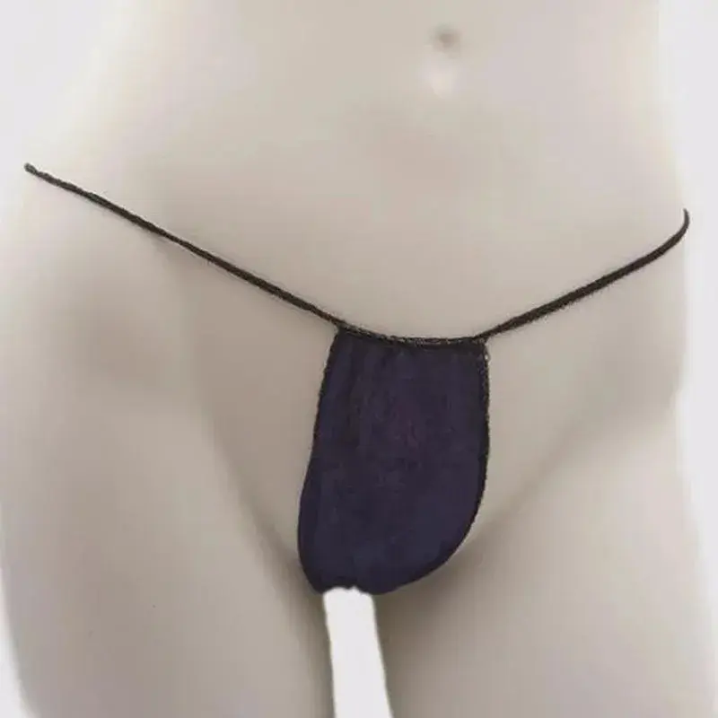 Black Travel Sweat Steam Sauna Breathable Disposable G-string Panties Underwear T-back Saloon Spa Underwear Women Underwear