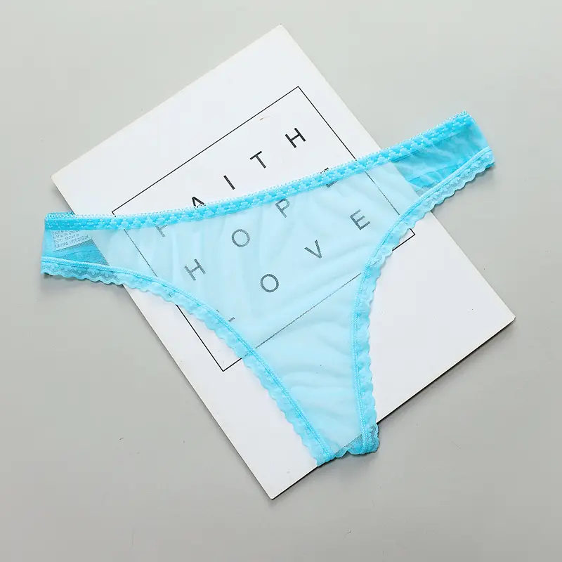 Sexy Women's Panties Lingerie G String Thongs Lace Underwear Female Perspective Women's Thong Sheer Panties Transparent Knickers