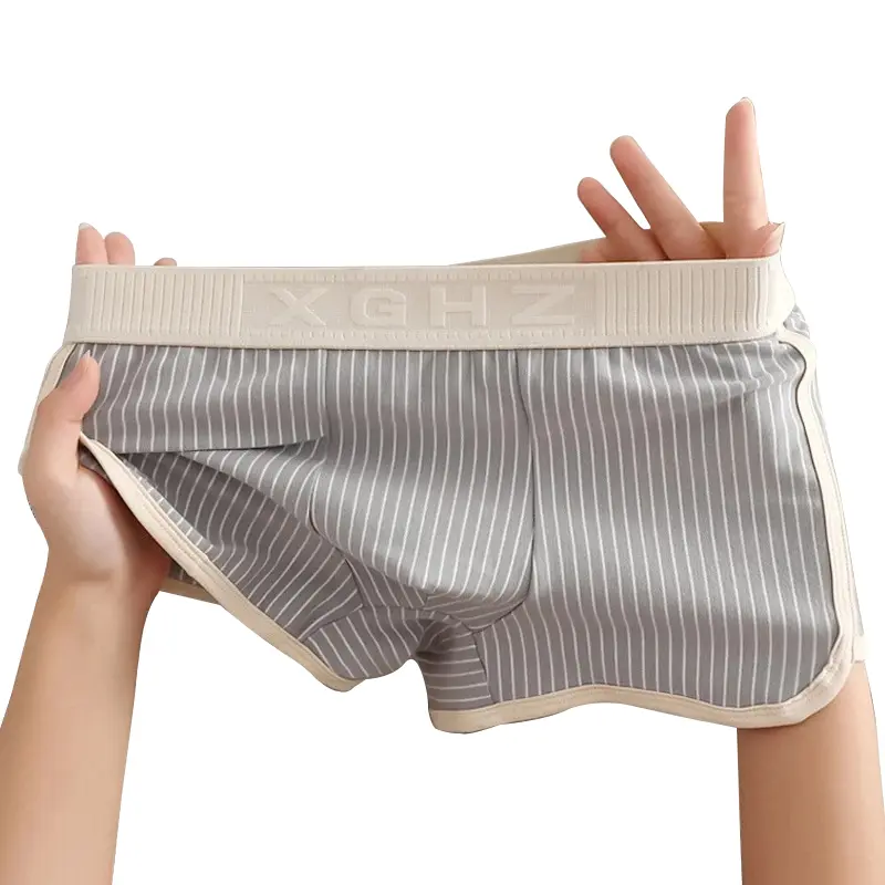Striped Boxer Men Underwear Cotton Soft Fashion Boxershort Mens Boxers Man Cuecas Masculina Size M-3XL YT88358