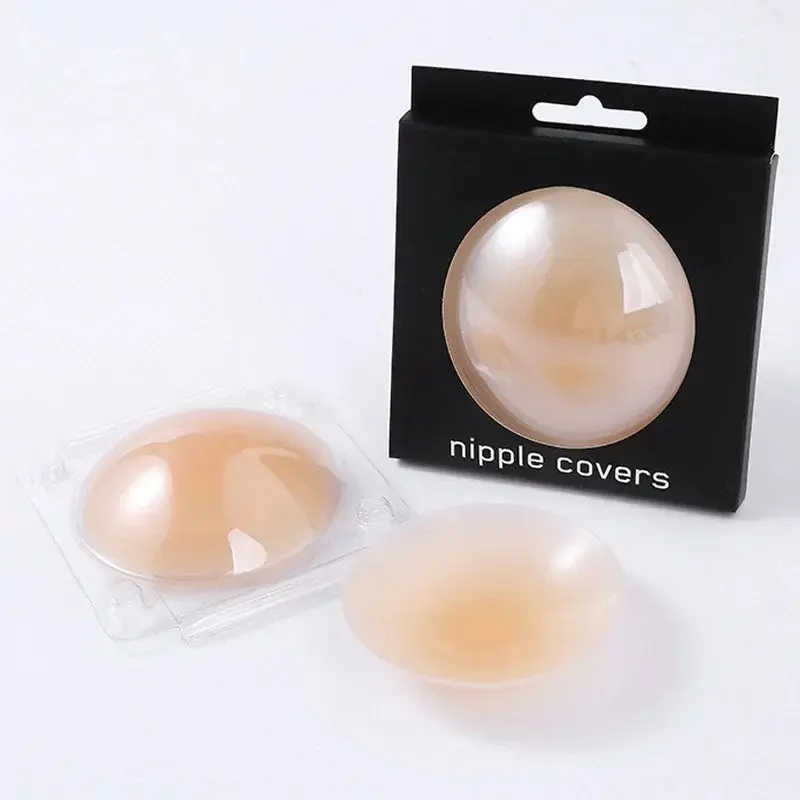 No-glue Solid Nipple Covers Invisible Bra Thin Anti-protrusion Warm Sensation Anti-exposure Chest Stickers