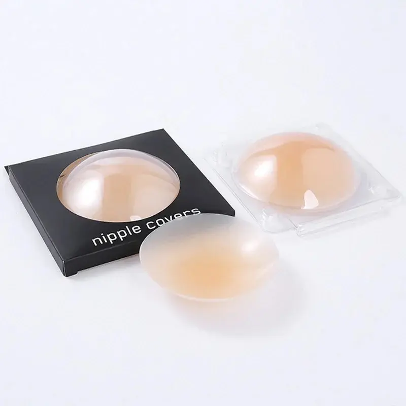 No-glue Solid Nipple Covers Invisible Bra Thin Anti-protrusion Warm Sensation Anti-exposure Chest Stickers