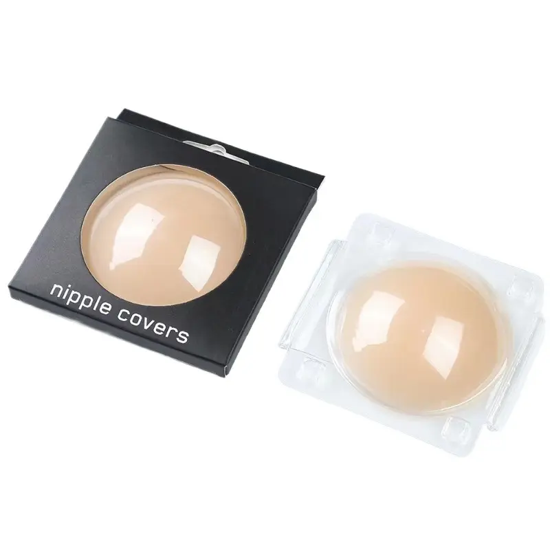 No-glue Solid Nipple Covers Invisible Bra Thin Anti-protrusion Warm Sensation Anti-exposure Chest Stickers
