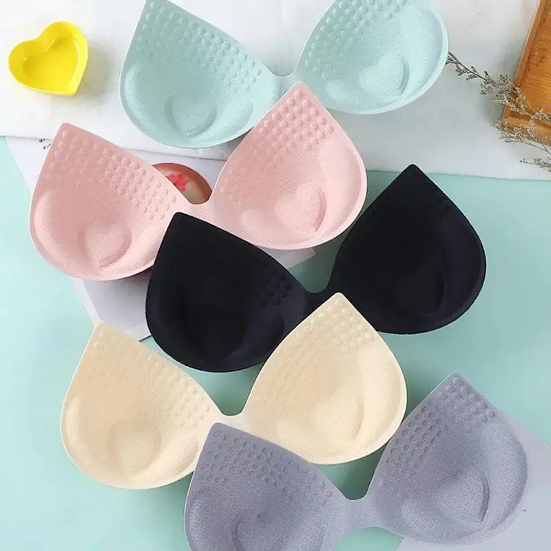 1 PC Latex Padded Pad Insert Bra Enhancer Padded Chest Padded Universal Breathable