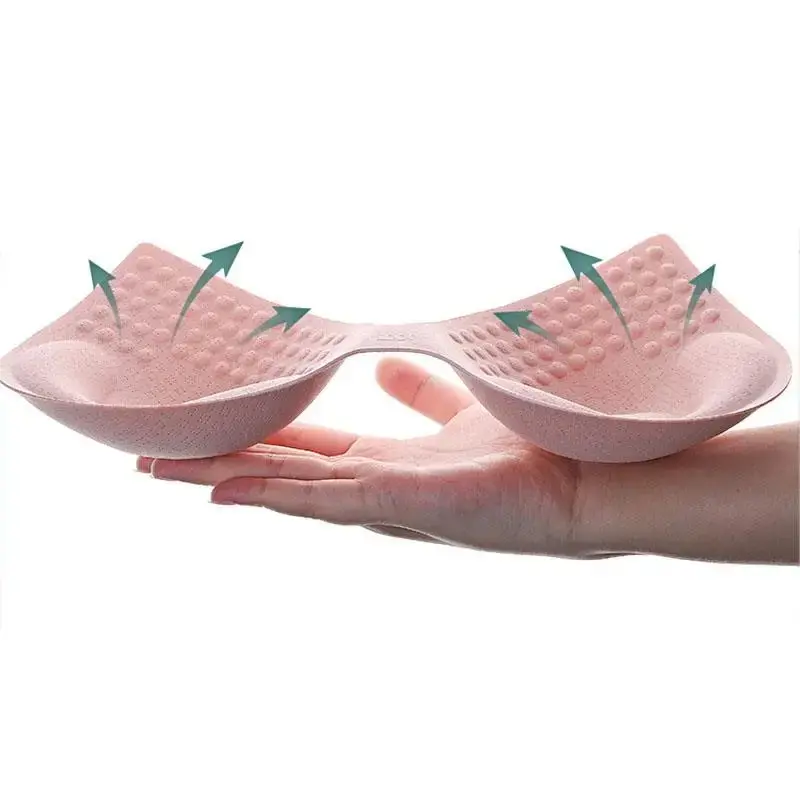 1 PC Latex Padded Pad Insert Bra Enhancer Padded Chest Padded Universal Breathable