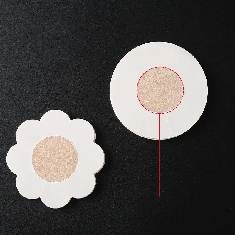 10/50Pcs Cloth Nipple Cover Teat Hide Women Nipple Pasties Piece Breast Petals Invisible Bra Padding Chest Sticker Patch Covers