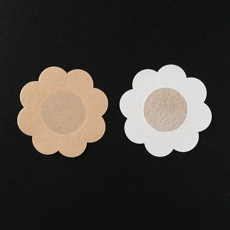 10/50Pcs Cloth Nipple Cover Teat Hide Women Nipple Pasties Piece Breast Petals Invisible Bra Padding Chest Sticker Patch Covers