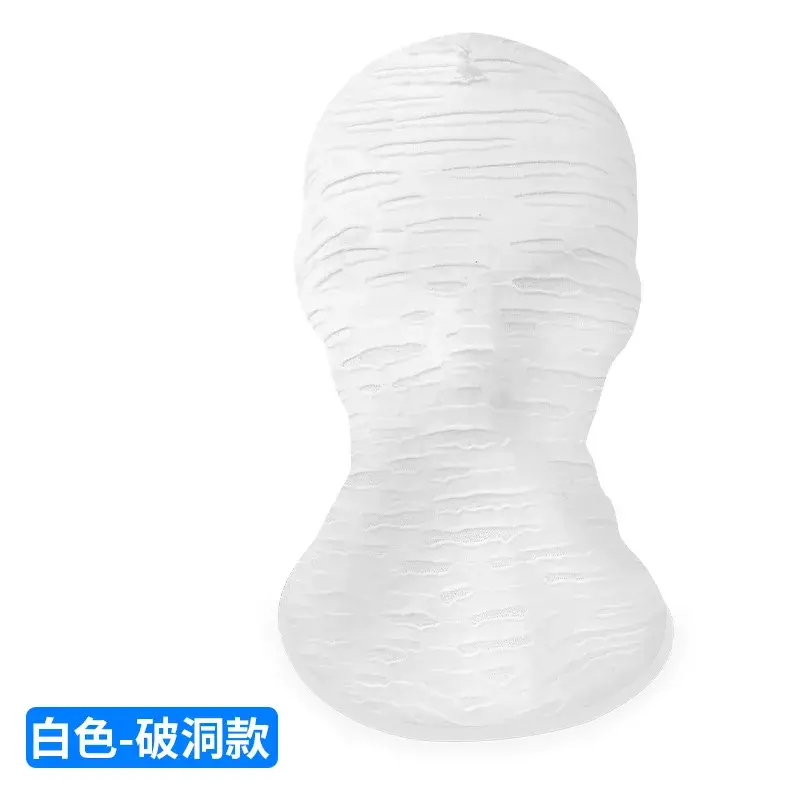 Distressed Balaclava Full Face Mask Halloween Headwear Fancy Face Mask for Men/Women